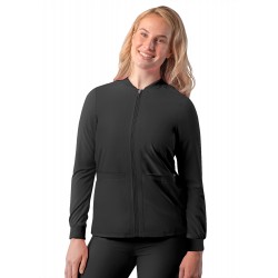 Women's zip-up bomber jacket