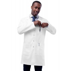 36 "Unisex Lab Coat with Front Snap