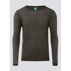 Long-sleeved round neck T-shirt